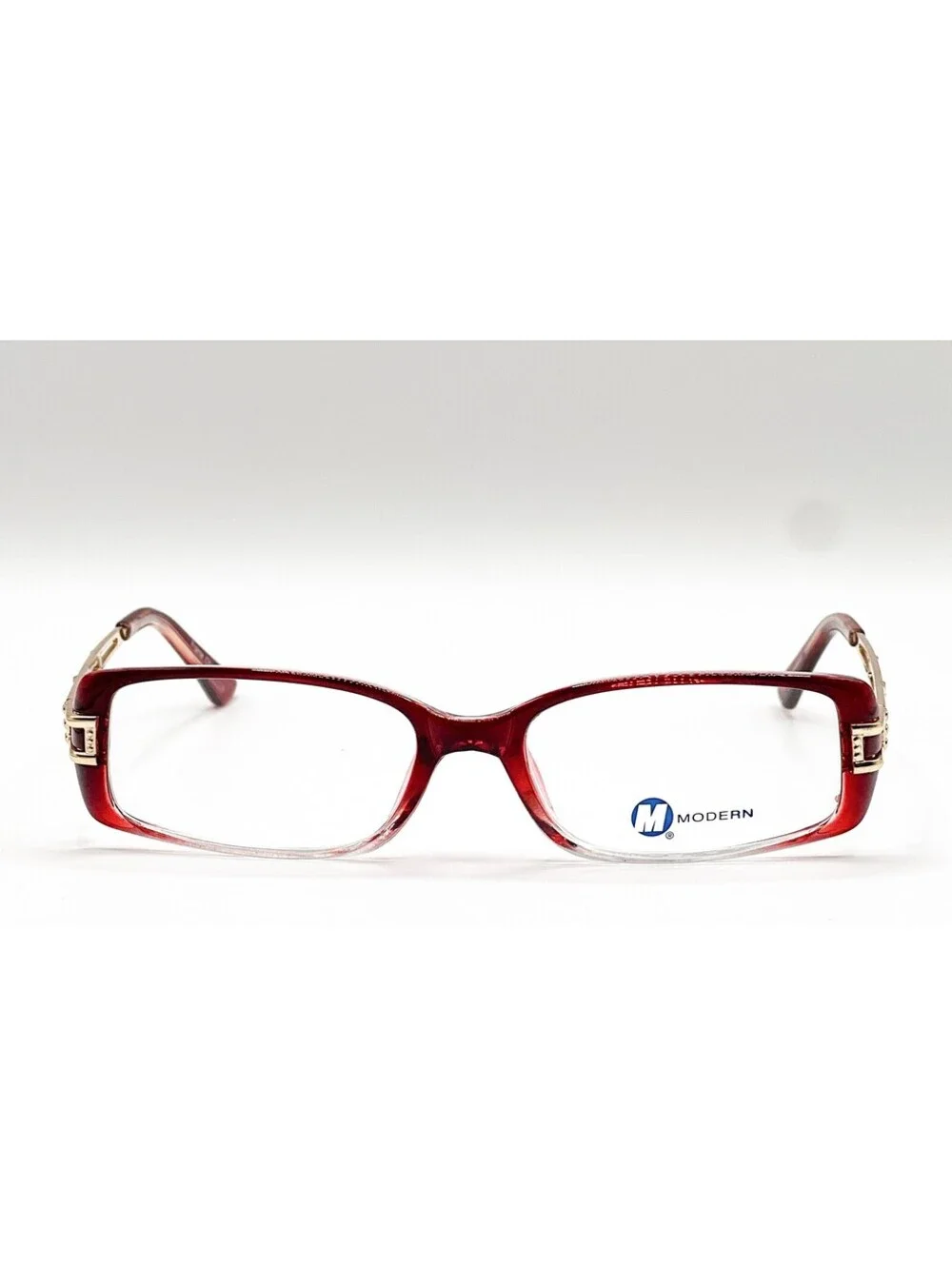 Modern Rebecca Burgundy Rectangle Authentic Eyeglass Frames 51-16-135